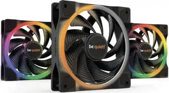 Набор вентиляторов be quiet! Light Wings 120mm high-speed Triple-Pack PWM BL077 – изображение в каталоге