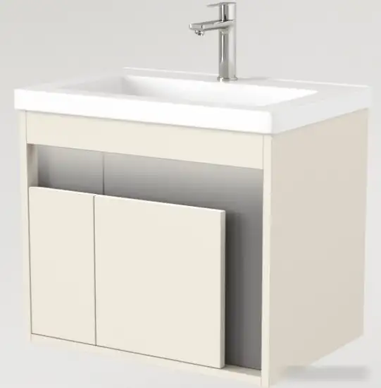 Дабер Тумба под умывальник 016 Тобага/Эридан/Артвин 60 Т16.6Т.0.19_light (с подсветкой, бежевый/серый) – фото товара