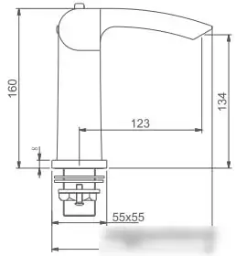 Смеситель Gappo G1007-40 - фото товара