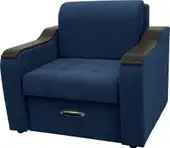 Кресло Сириус Лидер-3 ППУ 105x110 (Eva 22 велюр синий) – изображение в каталоге