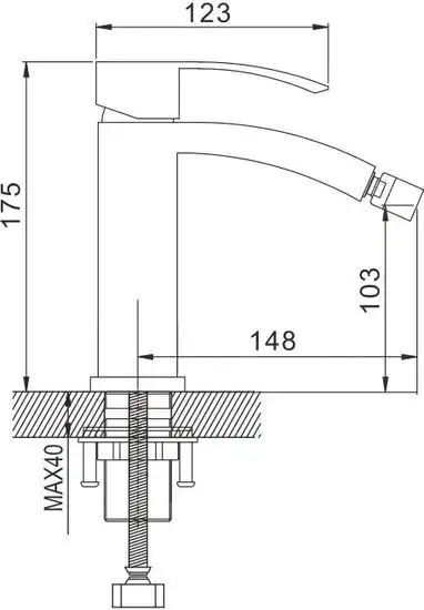 Смеситель Rose R1507F - фото товара