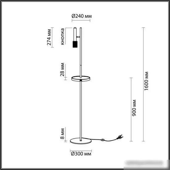 Odeon Light Mehari 4240/1F – фото товара