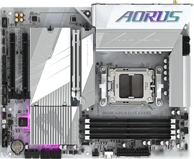 Материнская плата Gigabyte B650E Aorus Elite X AX ICE – фото товара