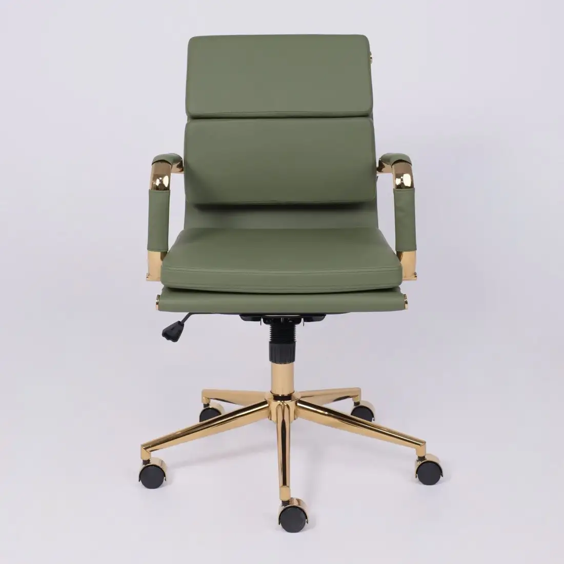 Офисное кресло AksHome Indigo LB (зеленый/золотой) – фото товара