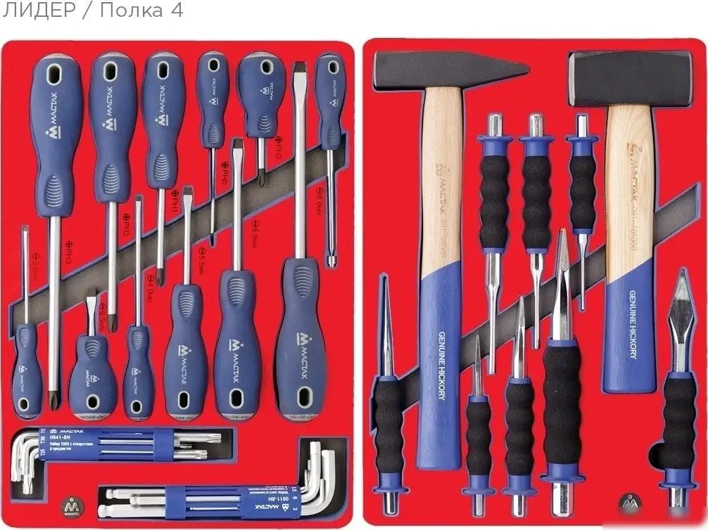 Универсальный набор инструментов Мастак 52-06270R (270 предметов) – фото товара