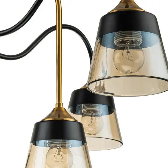 Подвесная люстра Escada 1147/8P (Black/Brass) – фото товара