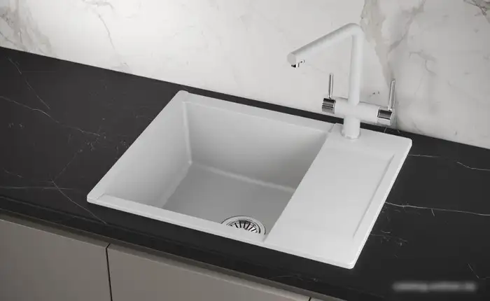 Кухонная мойка Granula ES-6202 (арктик) - фото товара