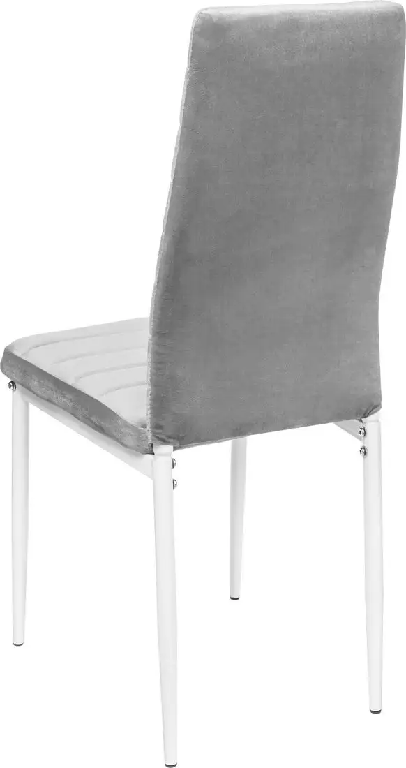 Стул Mio Tesoro Джия DC-060KD (2 шт, светло-серый/белый) – фото товара