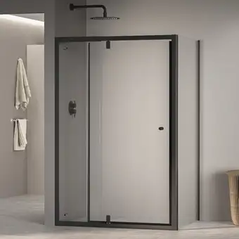 Душевой уголок RGW PA-44B (PA-02B + Z-050-1B) 41084419-014 120x90 (черный/прозрачное стекло) - изображение в каталоге