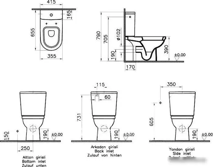 Унитаз Vitra Form 300 5226L003-0075 - фото товара