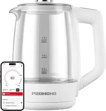 Электрический чайник Redmond (Редмонд) SkyKettle KG258S (белый) - изображение в каталоге