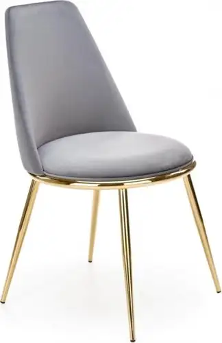 Стул Halmar K460 (серый/золотой) – изображение в каталоге