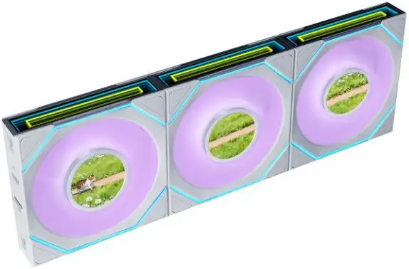 Комплект вентиляторов для корпуса с контроллером Lian Li Uni Fan SL-INF LCD Flex 120 Reverse 12RSLIND1F3W G9F.12RSLIND1F3W.R0 – изображение в каталоге