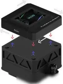 Система жидкостного охлаждения для процессора Thermalright Frozen Warframe 360 SE ARGB V2 (черный) – фото товара