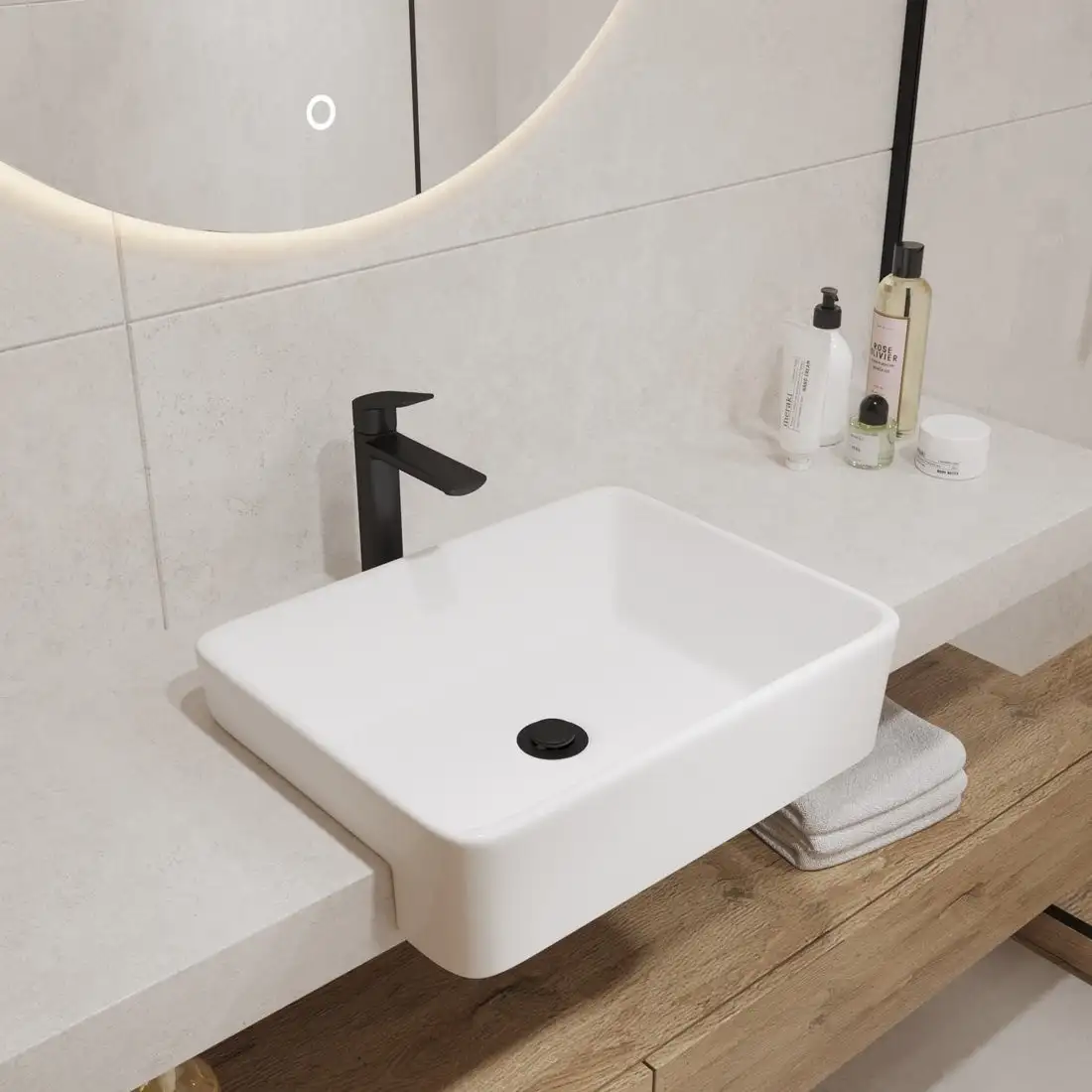 Умывальник Lauter 21675 + клапан 21190W - фото товара