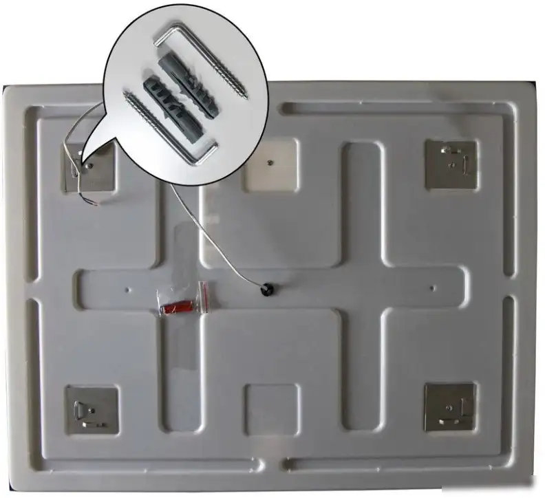 Пекам Зеркало Greta 100x80 greta-100x80M (с подсветкой, с многофункциональной панелью) – фото товара