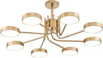 Люстра средней высоты Escada Skylar 10258/8 LED*70W Champagne gold – изображение в каталоге