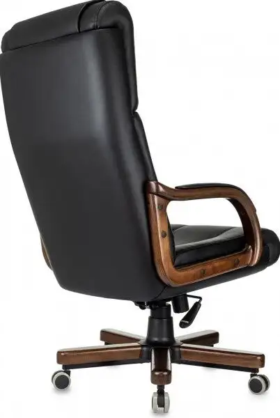 Офисное кресло Бюрократ T-9933Walnut (черный, экокожа) – фото товара