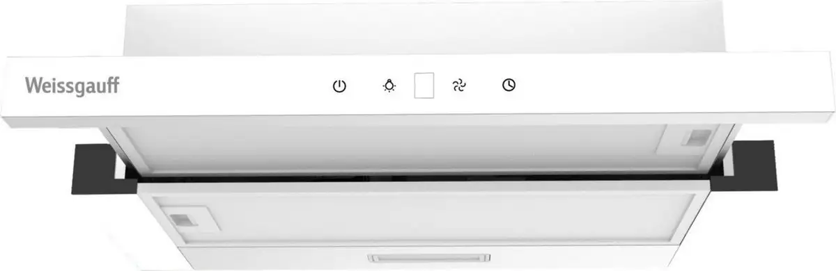 Кухонная вытяжка Weissgauff TEL 600 2M Touch White Glass - фото товара