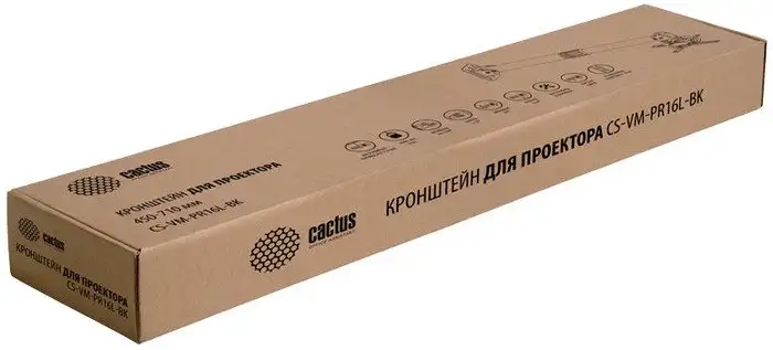 Кронштейн CACTUS CS-VM-PR16L-BK – фото товара