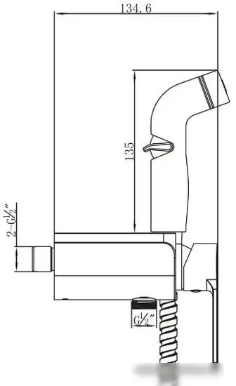 Гигиенический душ Lemark Solo LM7168CW - фото товара