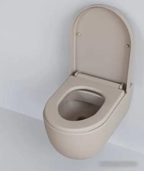 Унитаз Ambassador Abner 103T20401R (бежевый матовый, с толстым сиденьем) - фото товара