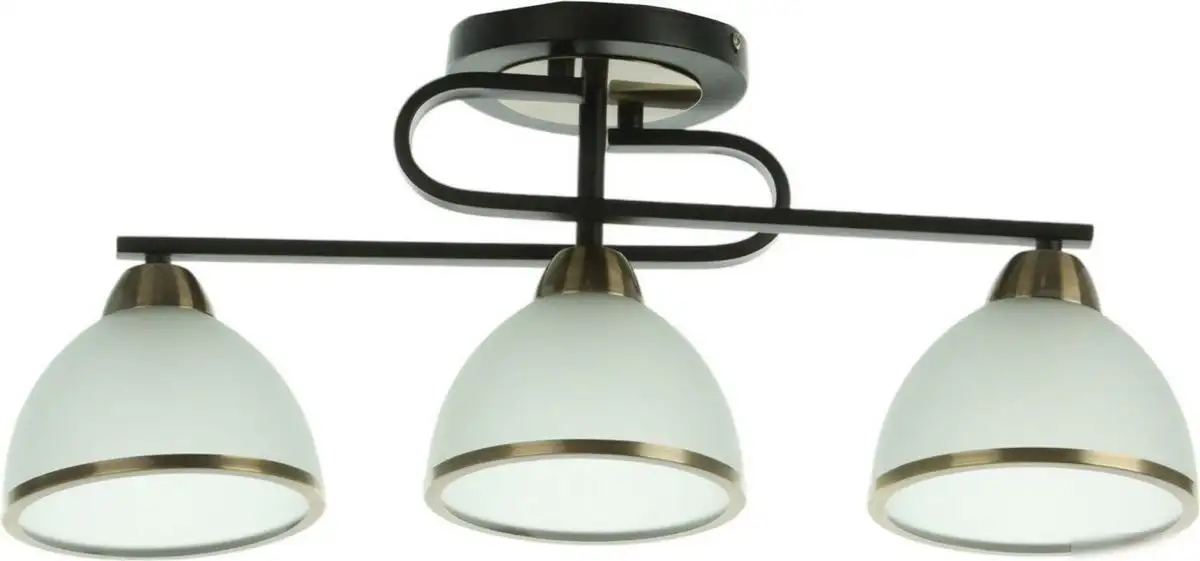 Подвесная люстра BayerLux Рендо 10352906 (черный/бронзовый) – фото товара