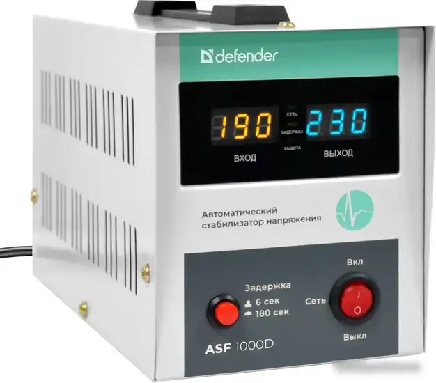 Стабилизатор напряжения Defender ASF 1000D – фото товара