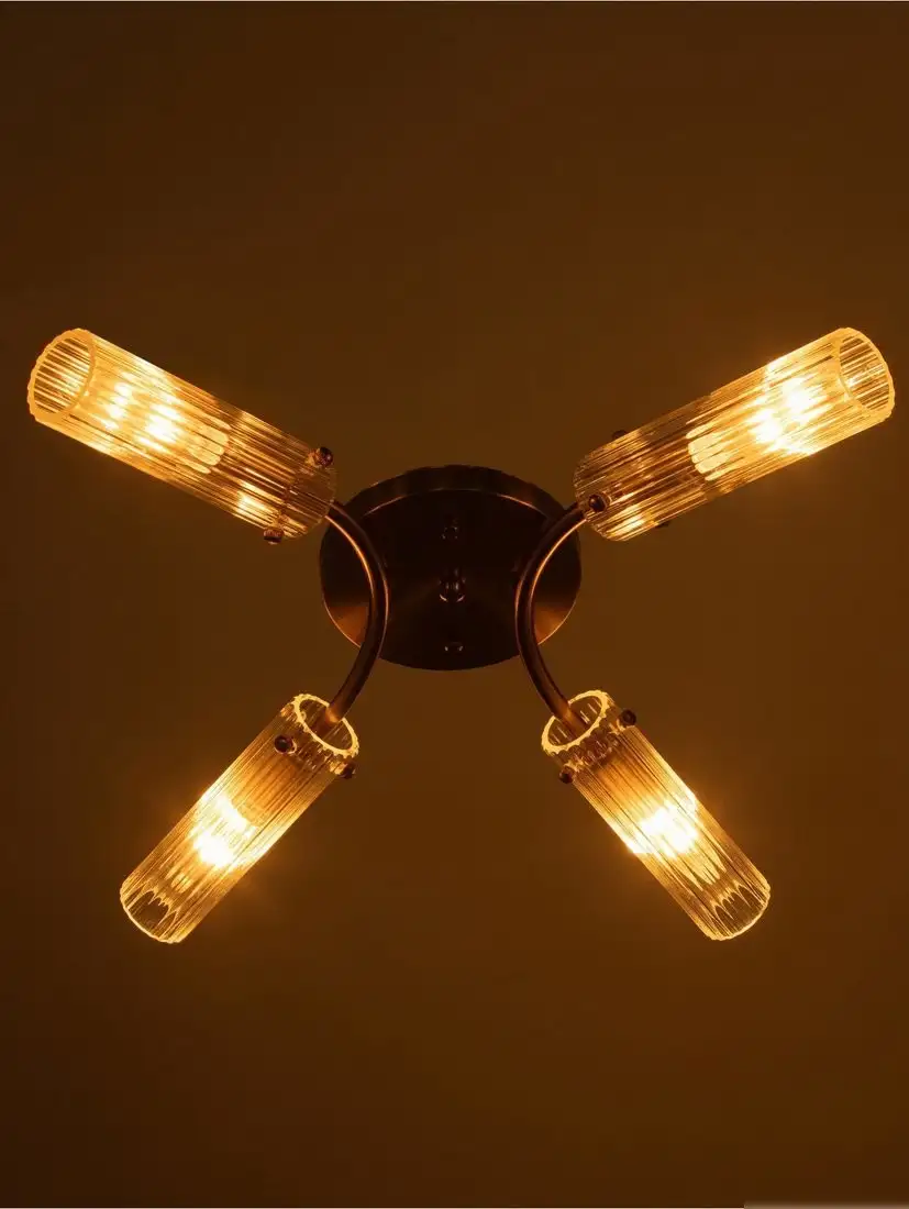 Люстра средней высоты BayerLux Рико 10777413 (бронза) – фото товара