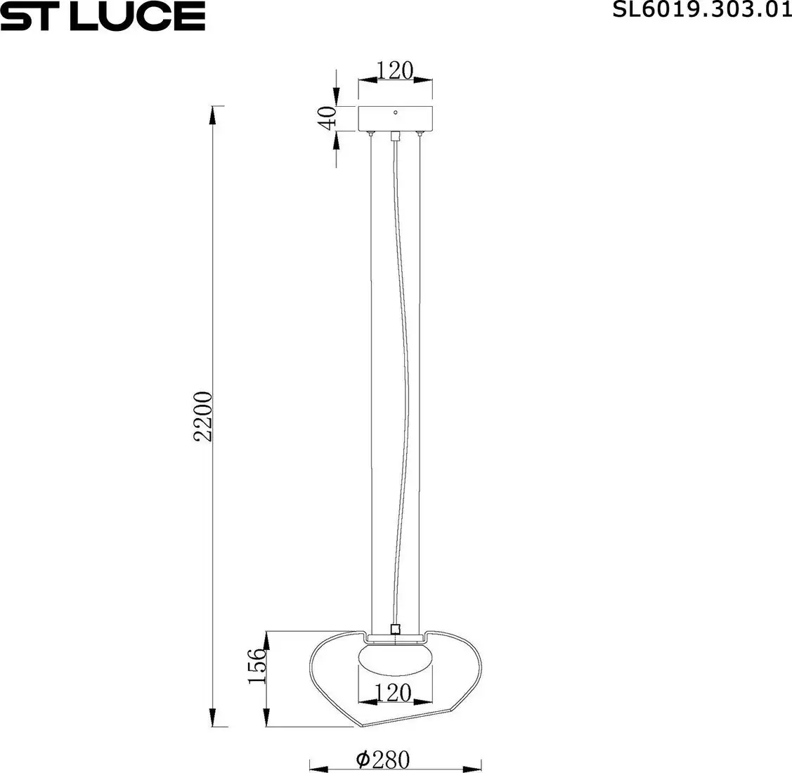 Подвесная люстра ST Luce SL6019.303.01 – фото товара