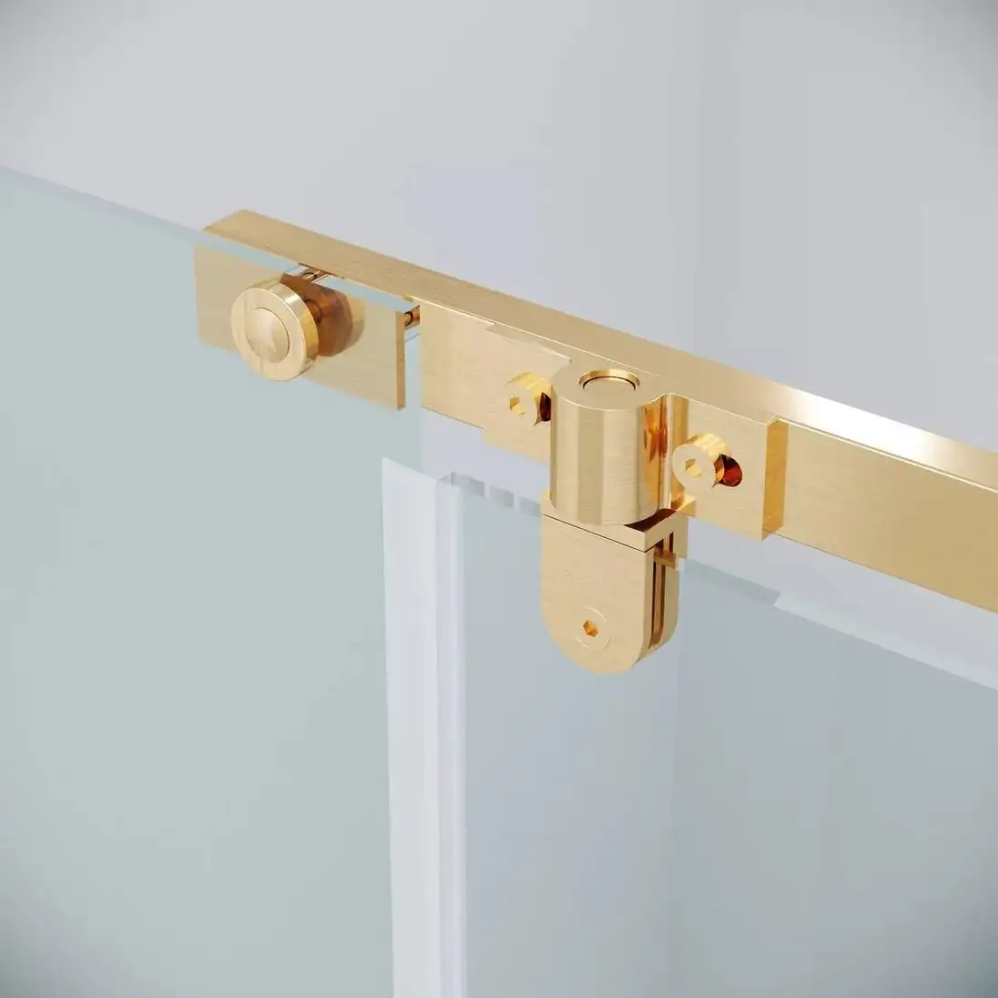 Душевой уголок Grossman Pragma 110x80x195 120.K33.03.1180.32.00 (золото сатин/прозрачное стекло) - фото товара