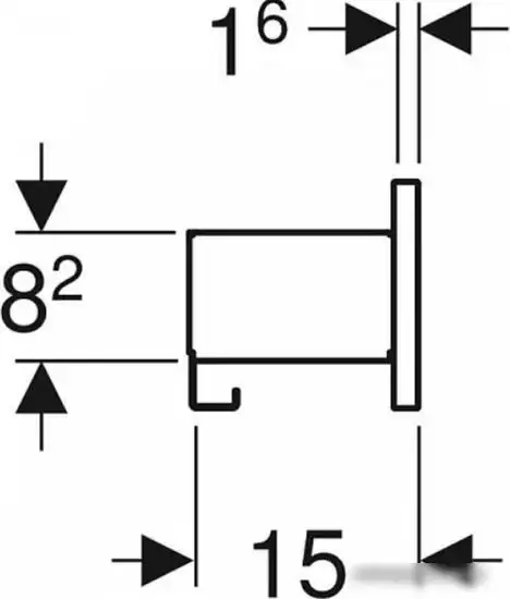 Geberit Полка Smyle Square 500.362.00.1 – фото товара