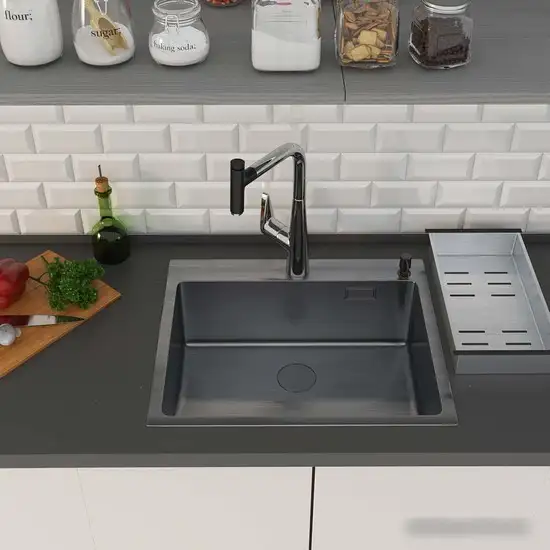 Кухонная мойка Roxen Simple 560220-60B - фото товара