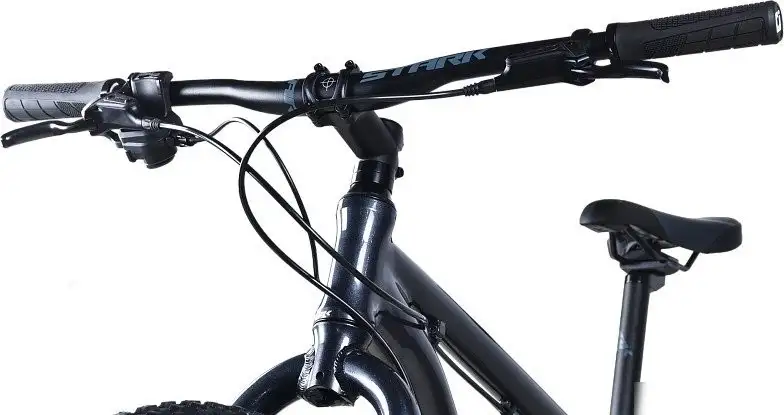 Велосипед Stark Fat 26.3 р.16 2025 HQ-0017808 (темно-серый/серебристый металлик) – фото товара