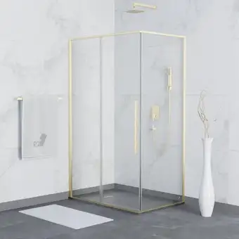Душевой уголок RGW SV-42G 32324292-16 90x120 (золото brush/прозрачное стекло) - изображение в каталоге
