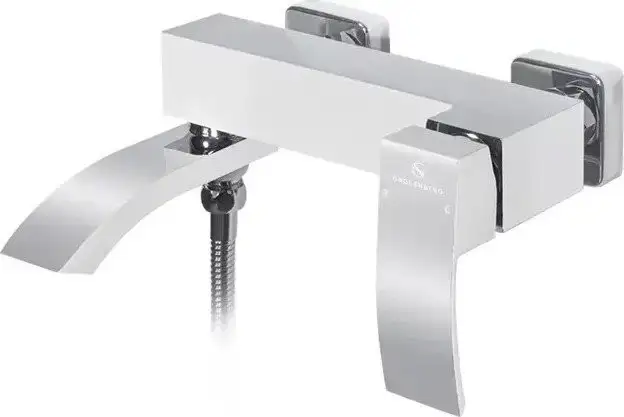 Смеситель Grocenberg GB1007 (белый хром) - фото товара