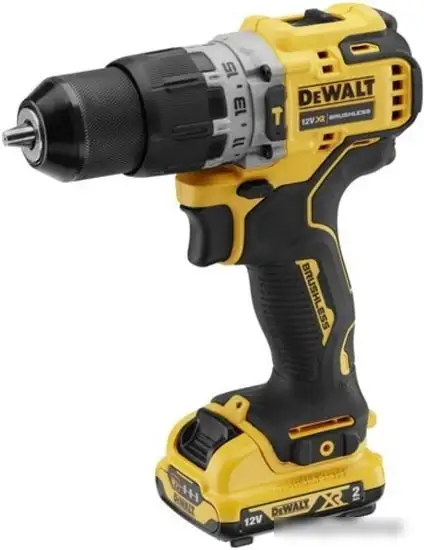 Ударная дрель-шуруповерт DeWalt DCD706D2-QW (с 2-мя АКБ, кейс) – фото товара
