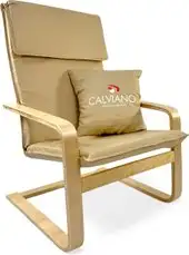Интерьерное кресло Calviano Soft 1 (светло-бежевый PU) – изображение в каталоге
