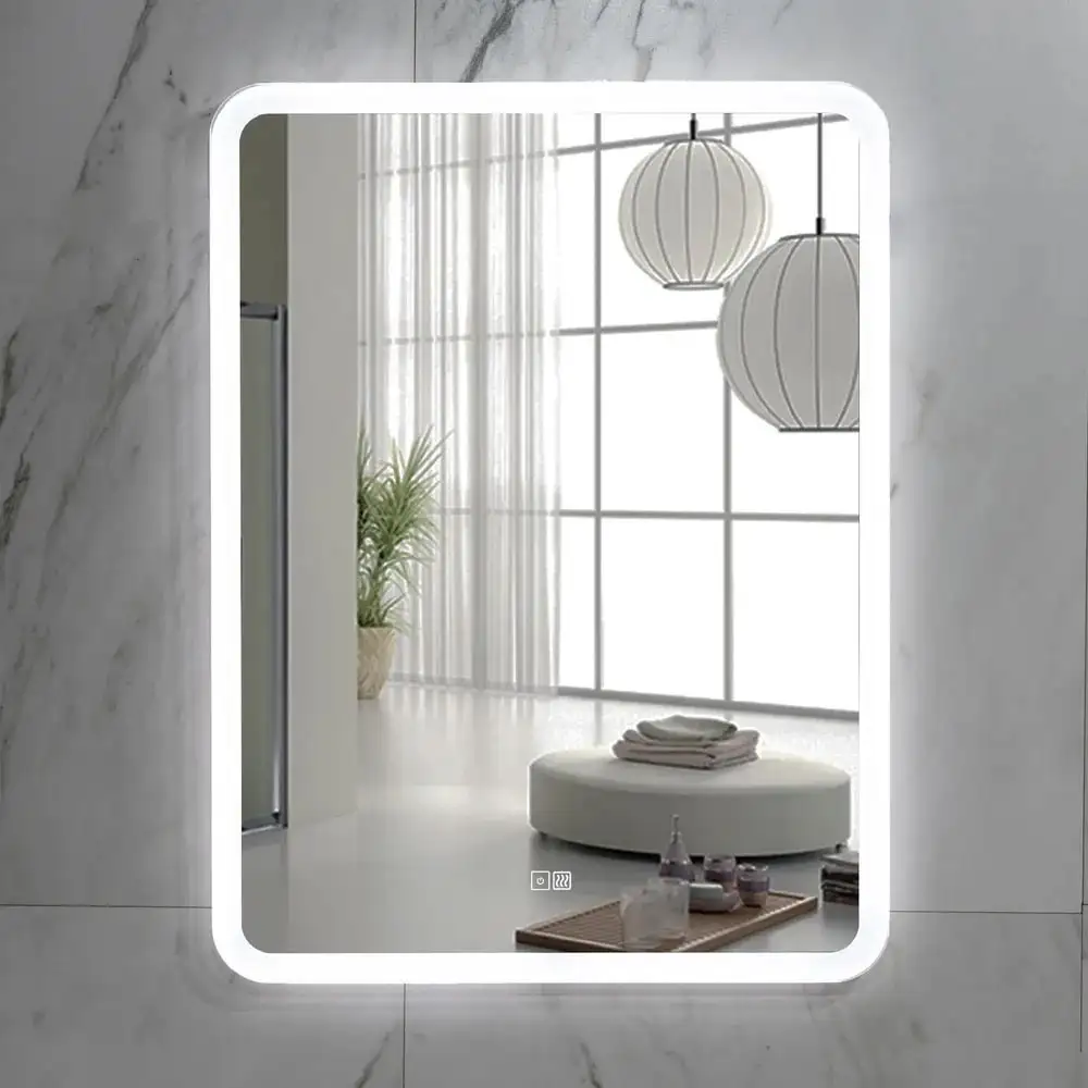 Пекам Зеркало Marta 60x80 marta-60x80sp (с подсветкой, подогревом и сенсором на прикосновение) – фото товара