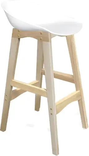 Стул Sheffilton SHT-ST19/S65 (белый/прозрачный лак) – изображение в каталоге