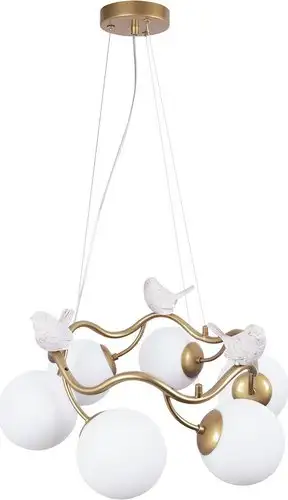 Подвесная люстра Arte Lamp Camomilla A9712LM-6SG – изображение в каталоге