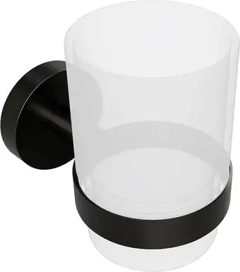 Стакан для зубной щетки и пасты Bemeta Graphit 156110012 – изображение в каталоге