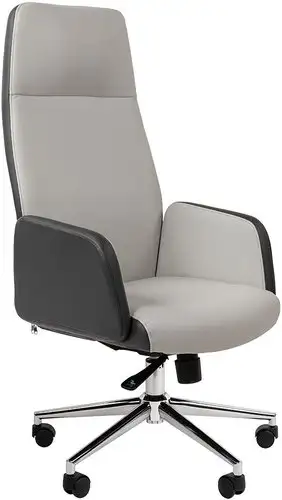 Офисное кресло CHAIRMAN 929 (экопремиум серый/светло-серый) – изображение в каталоге