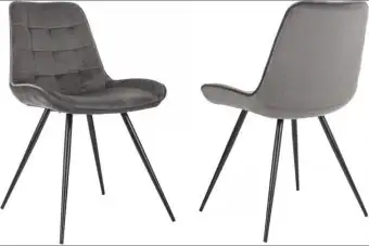 Стул Бюрократ CH-K2 2 шт (серый Holland 18/черный)