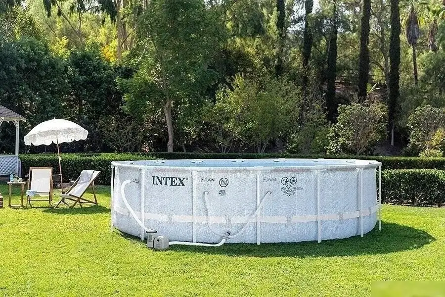 Каркасный бассейн Intex Prism Frame Chevron 26746 (488х122) – фото товара