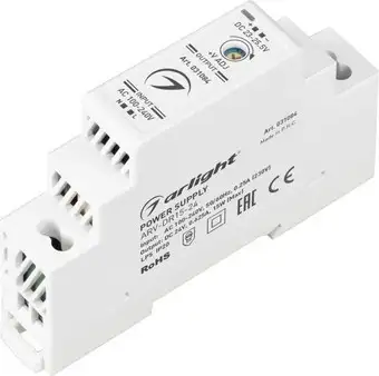 Блок питания Arlight ARV-DR15-24 031084 – изображение в каталоге