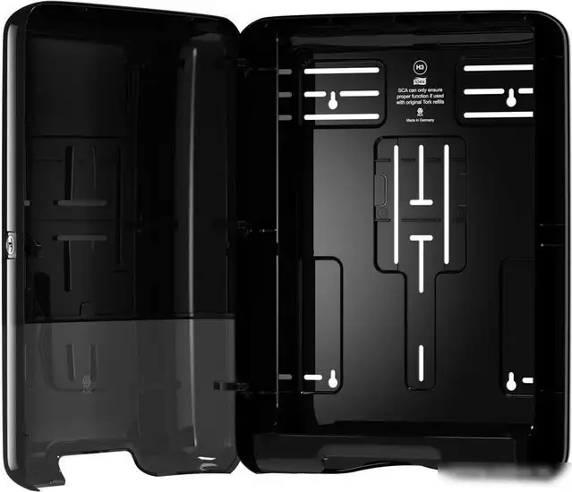 Диспенсер для бумажных полотенец Tork Singlefold система H3, 553008-38 (черный) – фото товара