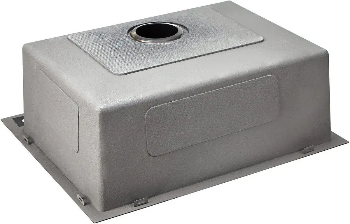 Кухонная мойка Stellar Decor S6550NB-D (нано черный) - фото товара