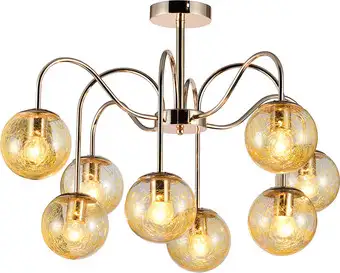 Люстра средней высоты Escada Blossom 1118/8PL E27*60W Gold – изображение в каталоге