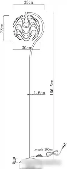 Торшер Moderli Flake V11010-F – фото товара